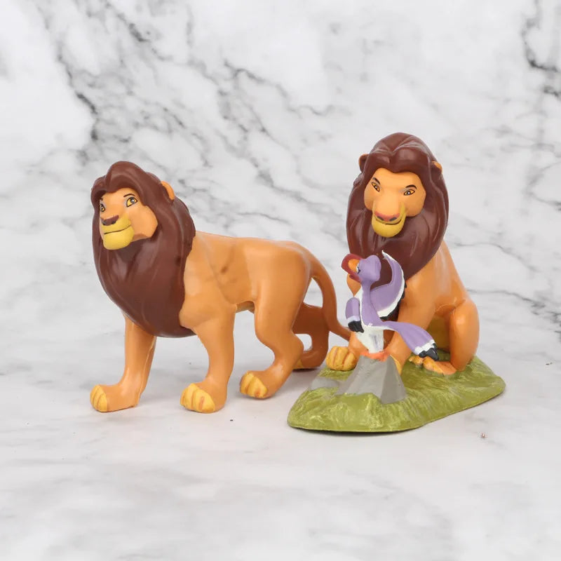 9pcs/set Anime the Lion King Animal PVC Action