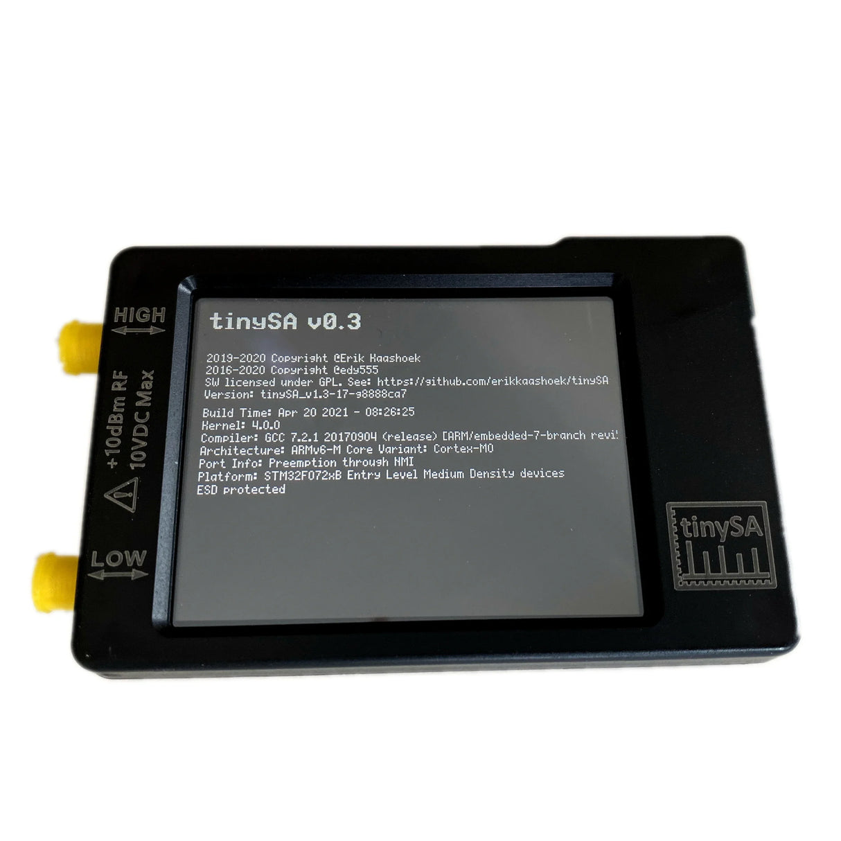 New Version Hand held tiny Spectrum analyzer TinySA