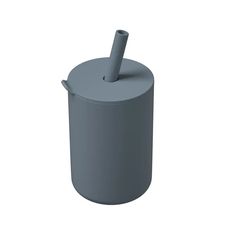 TYRY.HU Baby Feeding Straw Cup Baby Cartoon Learning