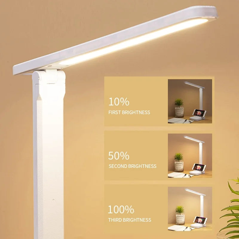 Table Lamp Eyes Protection Touch Dimmable LED Light