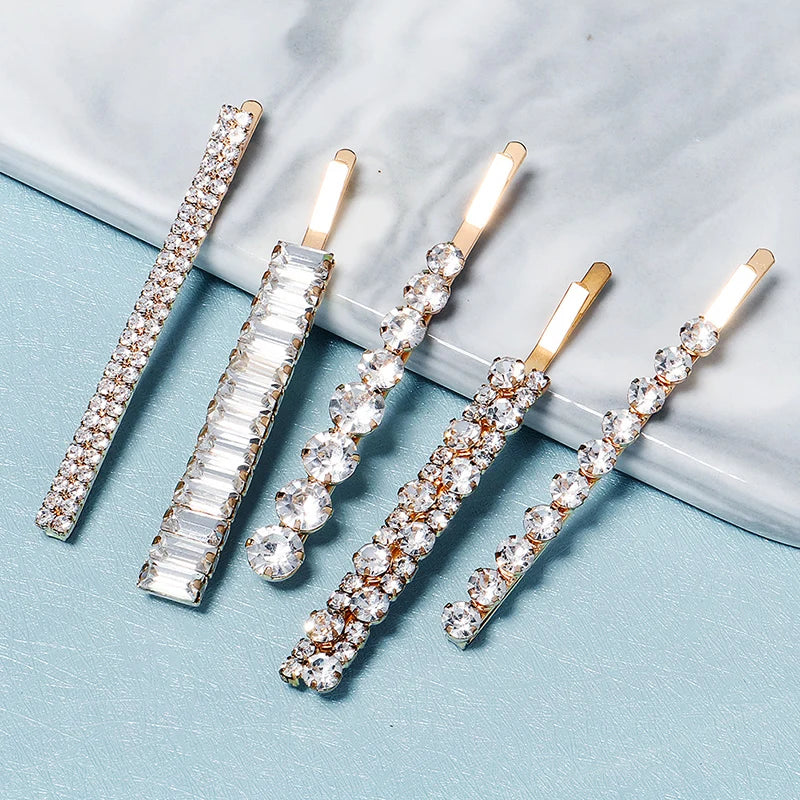 Miallo Fashion Rhinestone Hair Clips for Women Girls