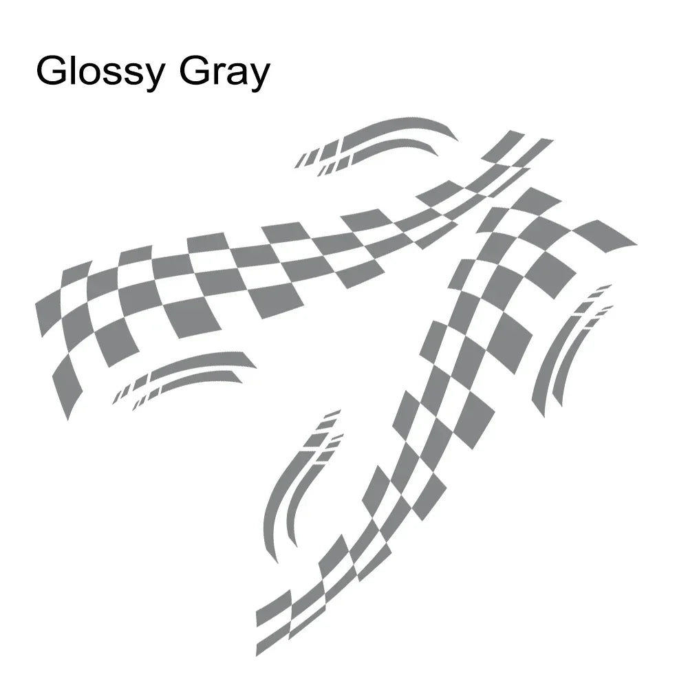 6PCS Racing Stripe Decals for RV, Van, & Camper