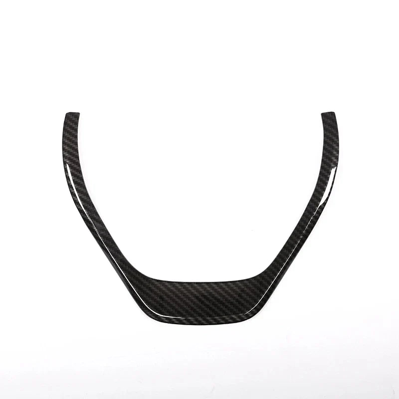 Car Carbon Fiber Interior Steering Wheel Decorative Frame