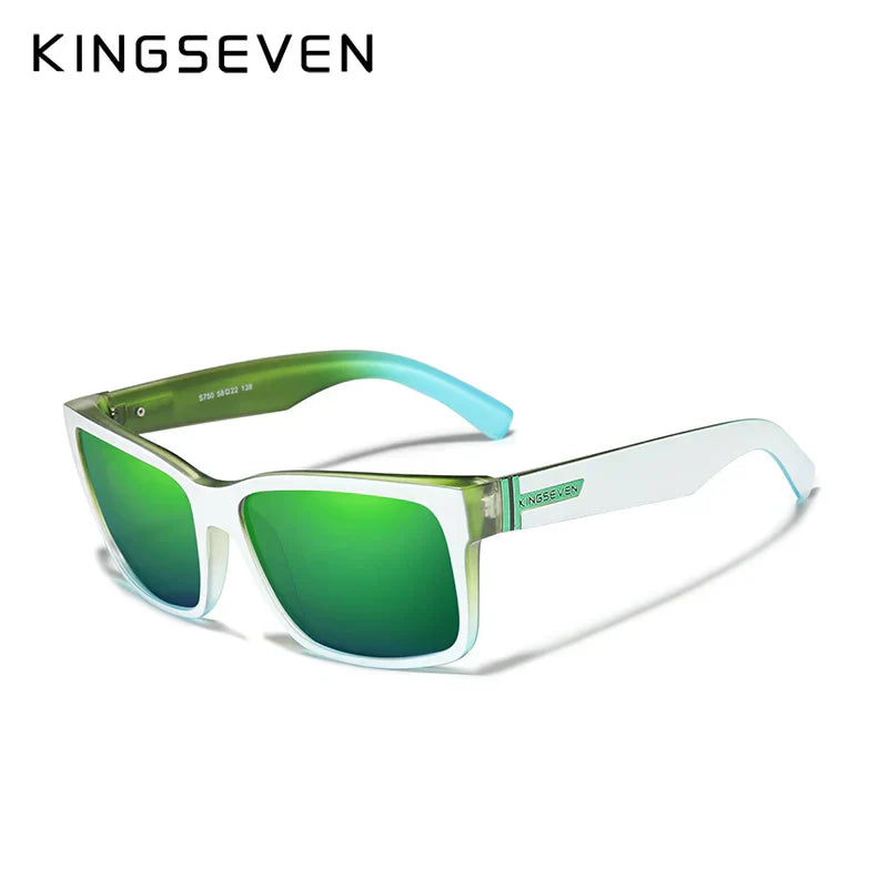 KINGSEVEN Sports Polarized Men‘s Sunglasses Goggle Mirror Lens Male Sun Glasses Women For Men Eyewear 9 Colors Available