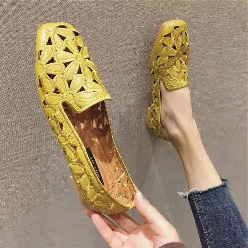 Size 3542 Square Toe Summer Shoes for Women