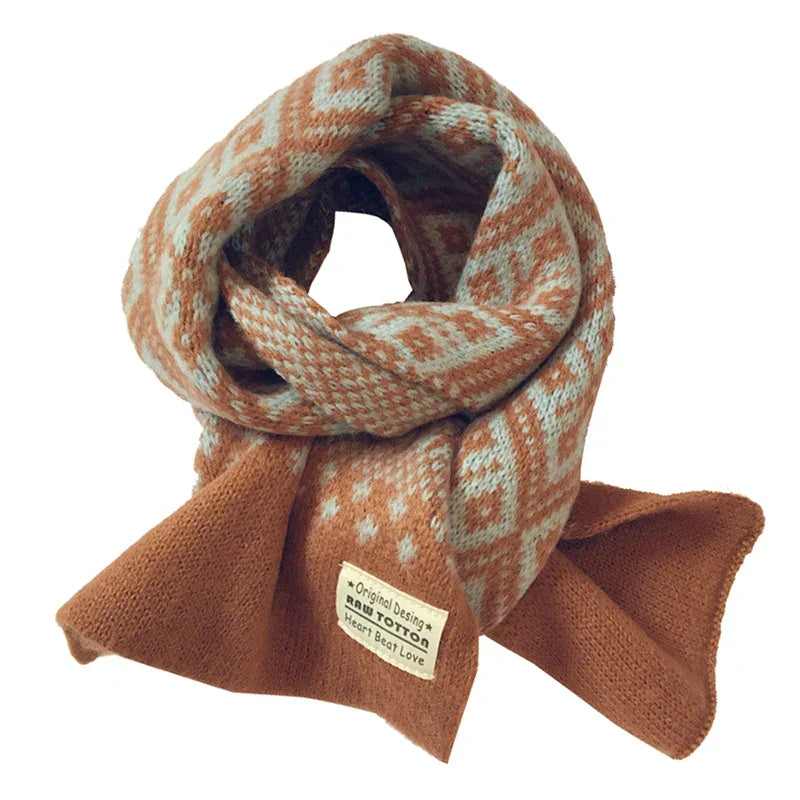 Winter Children Scarf Knitted Wool Scarf For Kids