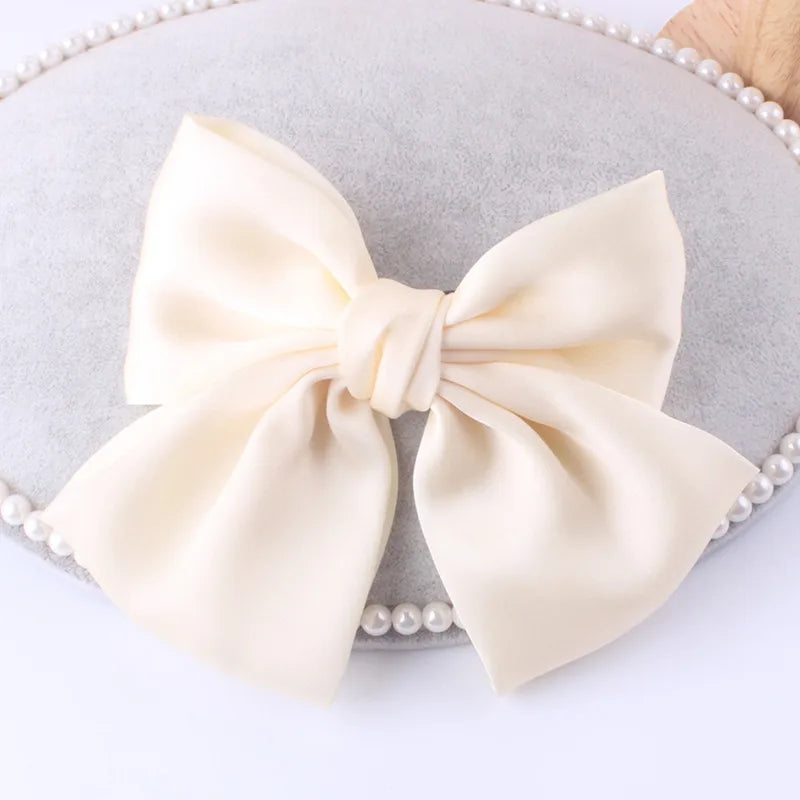 Fashion Ribbon Hairgrips Big Large Bow Hairpin For