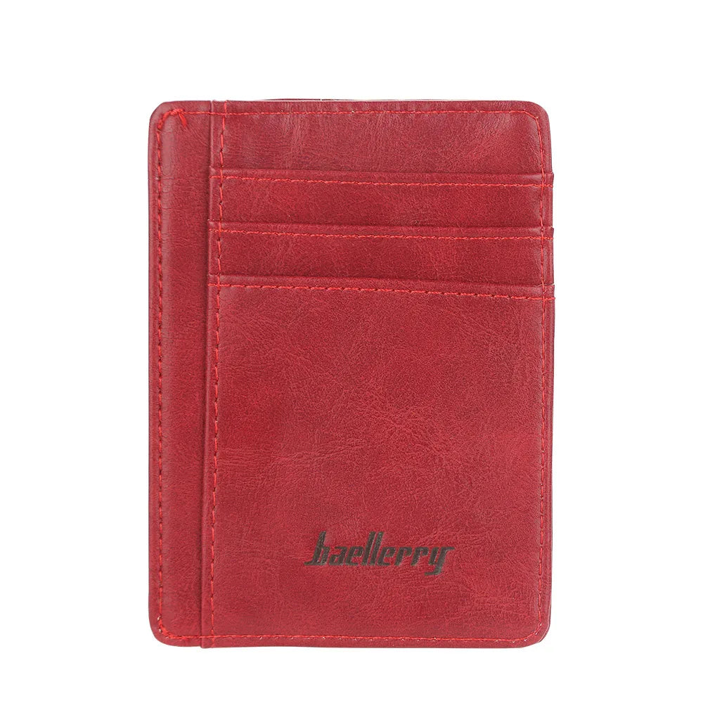 2022 Mini Men's Card Wallet – Customized PU Leather Holder