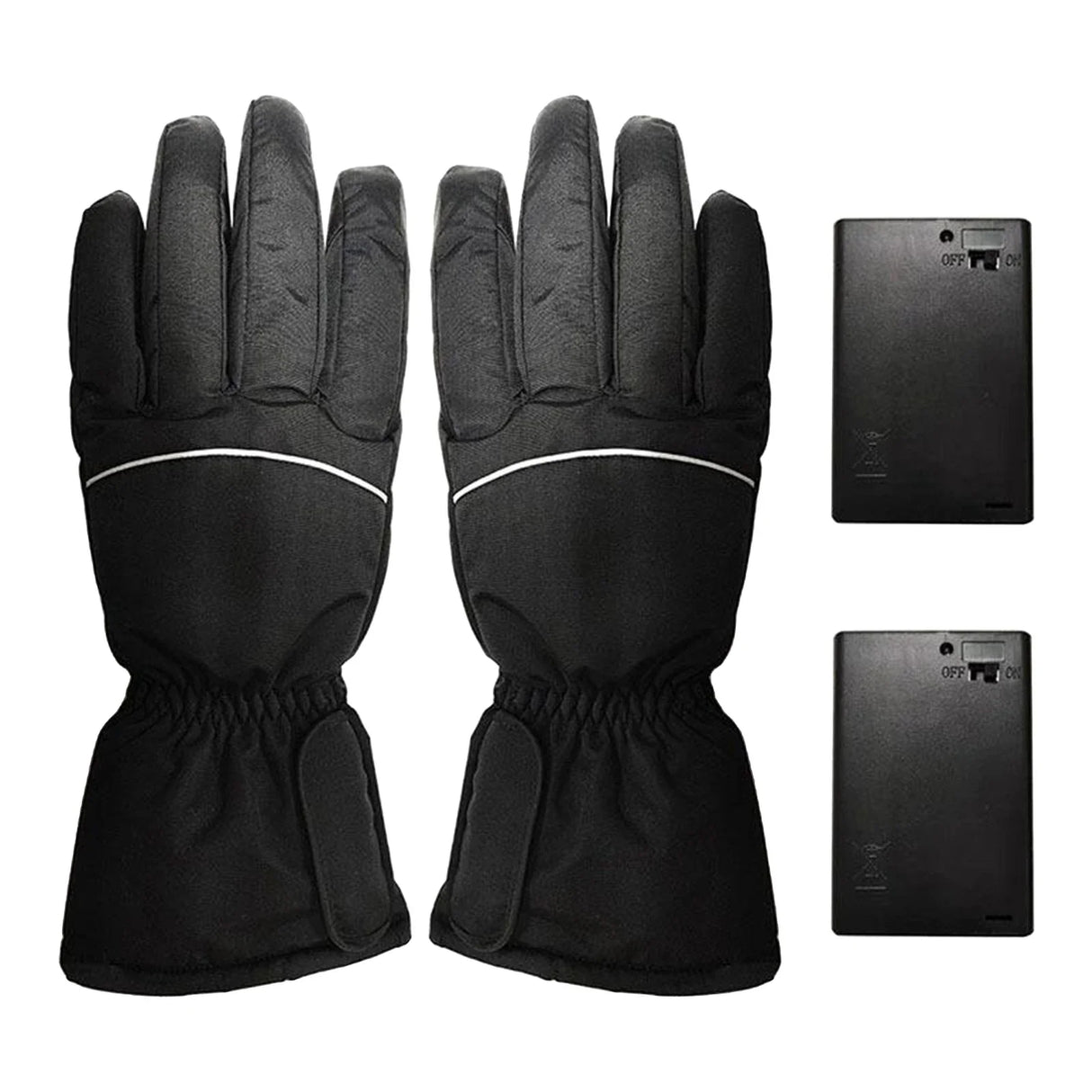 2x Electric Heated Touchscreen Winter Motorcycle Gloves