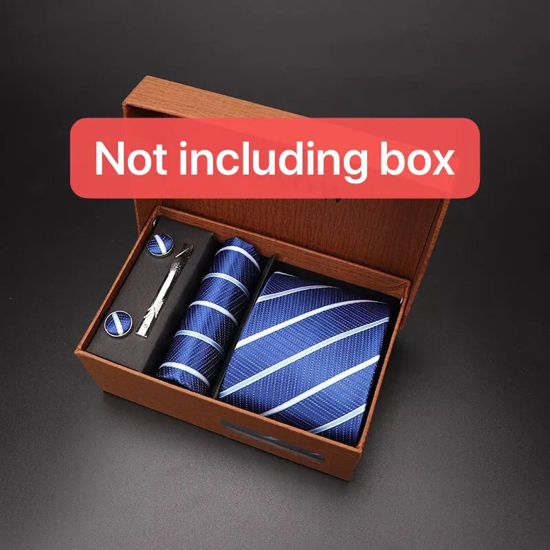 modern ties for men 2024 red Set Gift