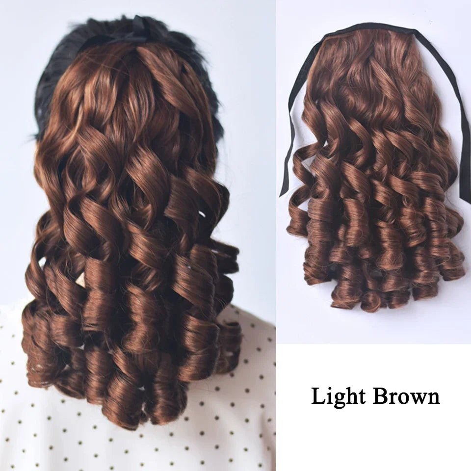 AS Synthetic Retro Ponytail with Comb Europen Princess