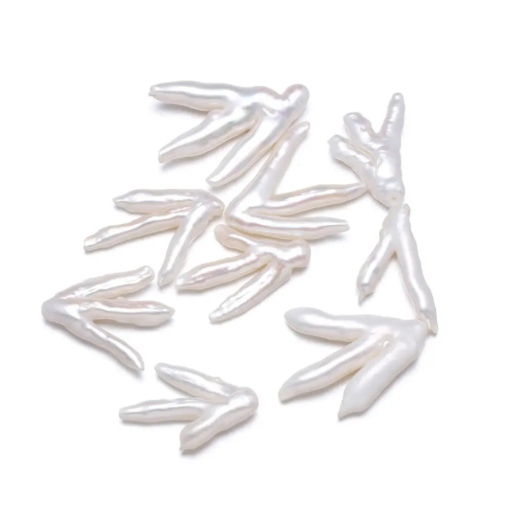 Natural Freshwater Pearl Pendant Punch Loose Beads Irregular
