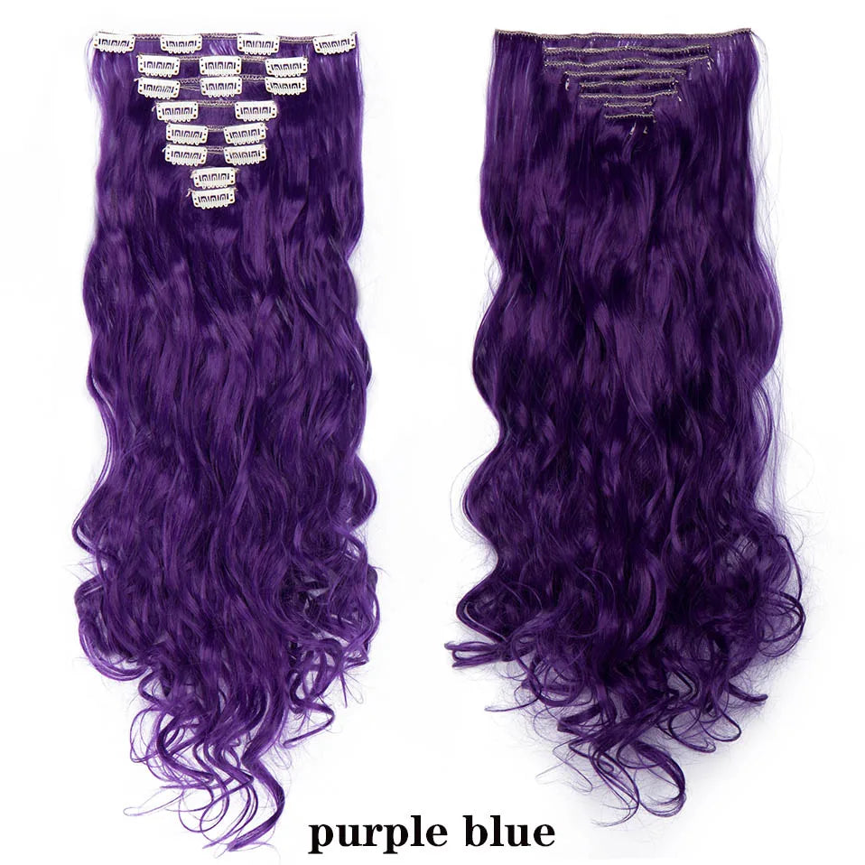 HAIRRO 24Inches 170g 36 Colors Long Straight Synthetic