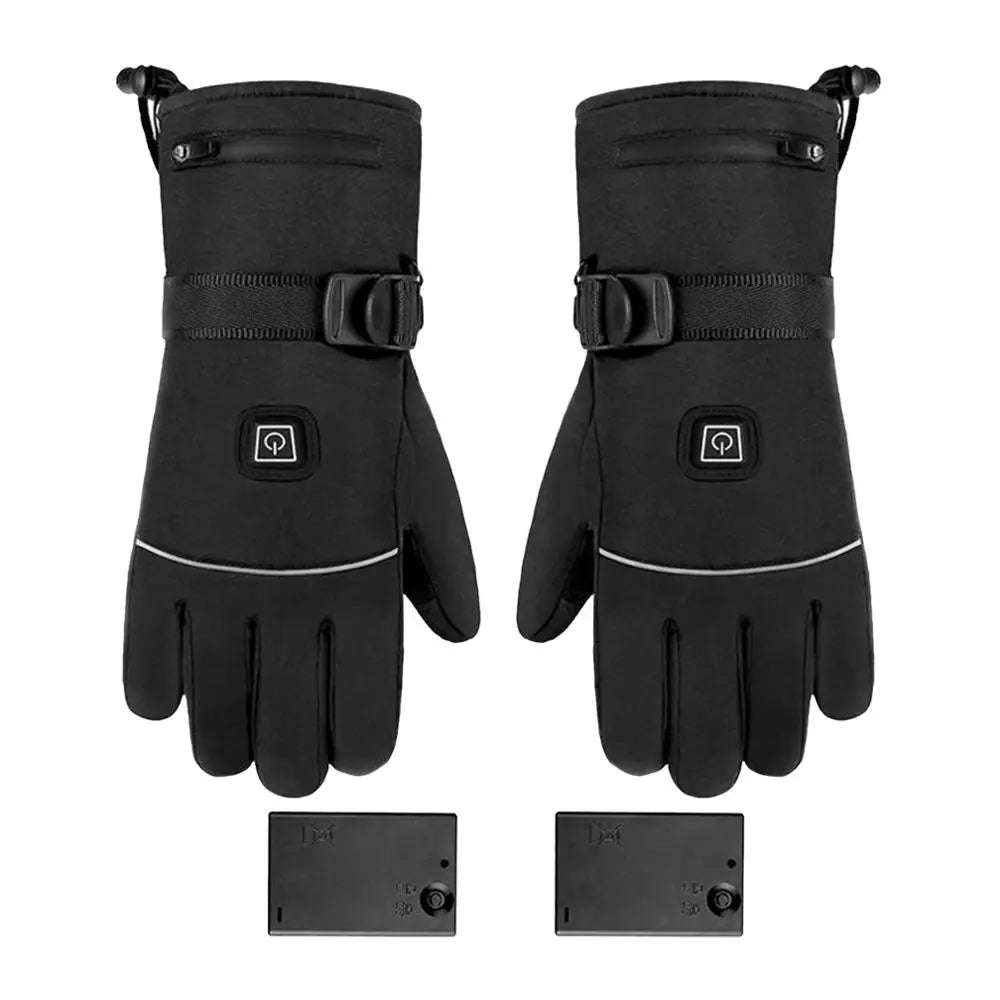2x Electric Heated Touchscreen Winter Motorcycle Gloves
