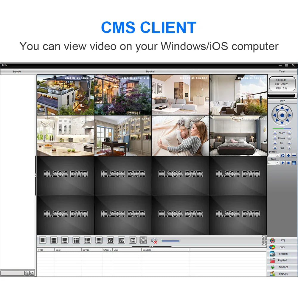Hiseeu 5MP 4MP Audio IP Security Surveillance Camera