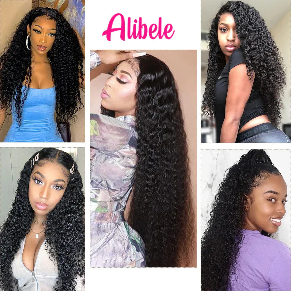 30 Inch Deep Wave Bundles With Closure 5x5