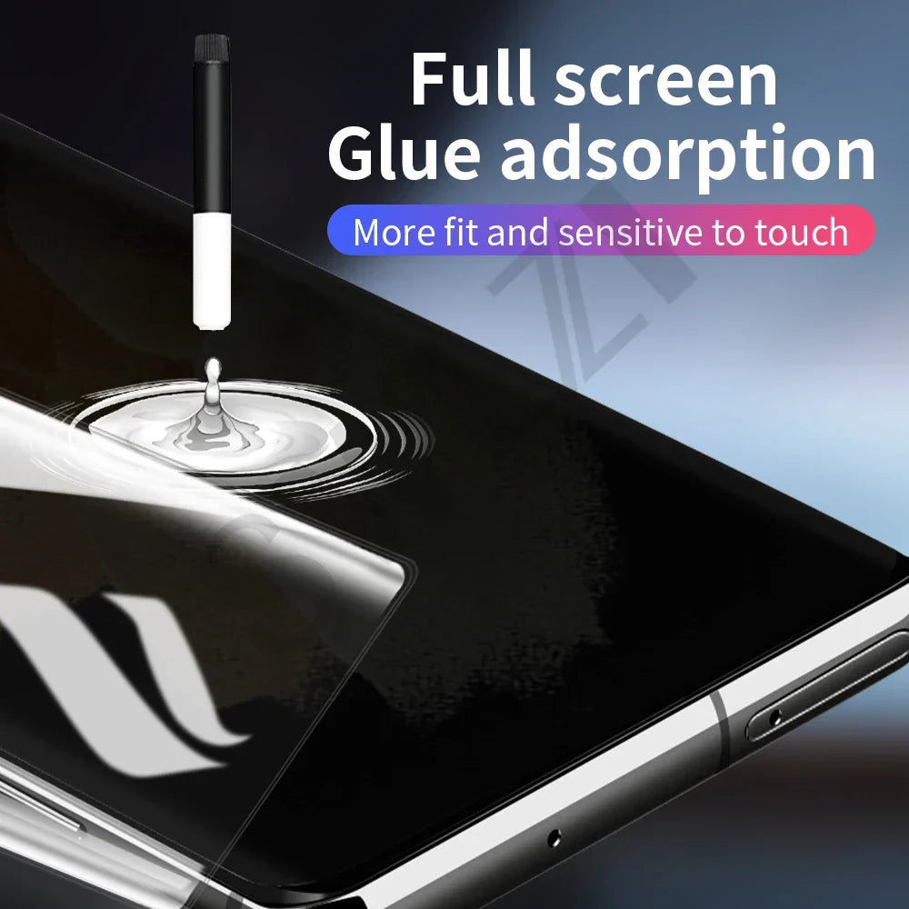 5Pcs UV glass screen protector for Samsung Galaxy