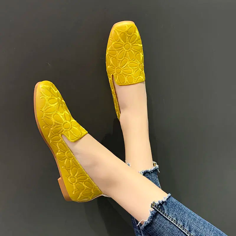 Size 3542 Square Toe Summer Shoes for Women