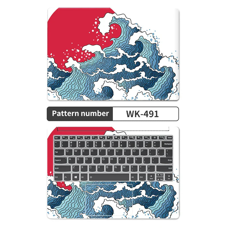 Universal Sea Wave Laptop Cover Sticker Skins Notebook