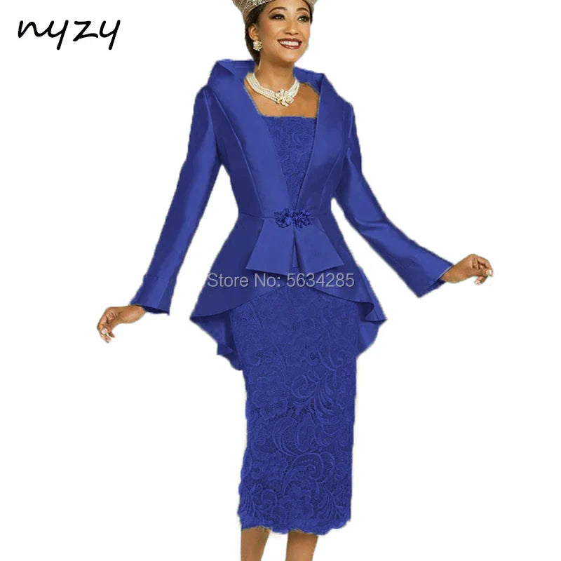2 Piece Gold Mother of the Bride Groom