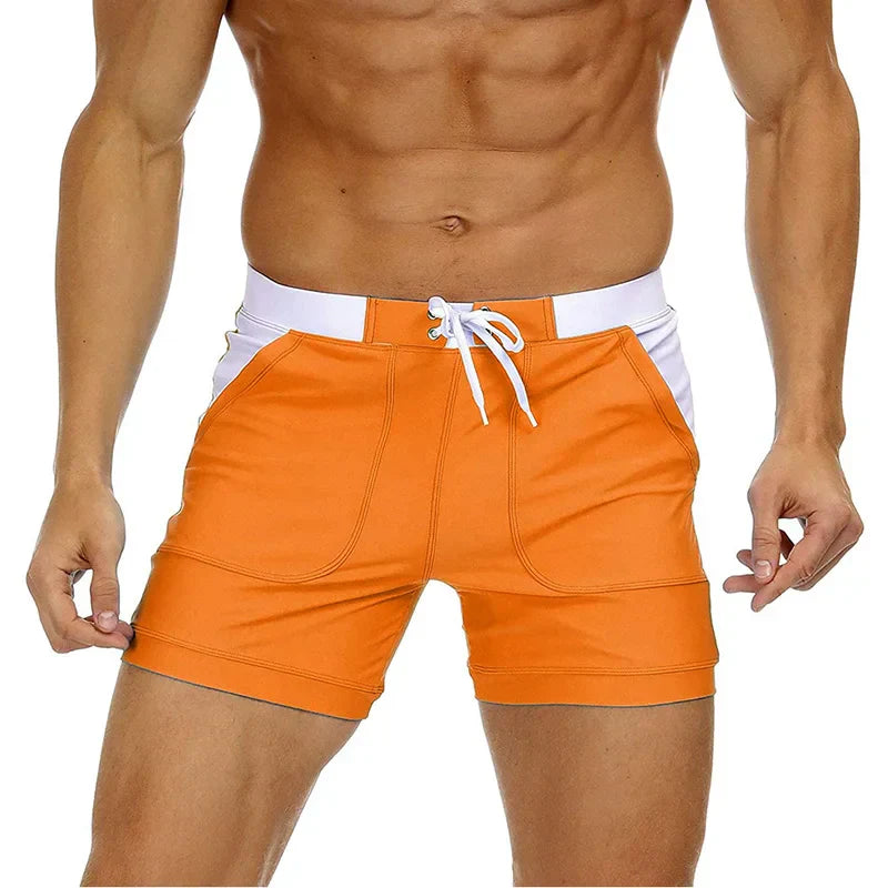 MAGCOMSEN Men's Swimwear Shorts Summer Quick Dry Swimming