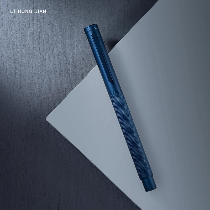 LT Hongdian Deep Blue Forest Metal Nib EF/F/Curved