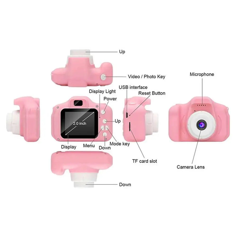 Cute Kids Mini Digital Photo 1080P Video Camera