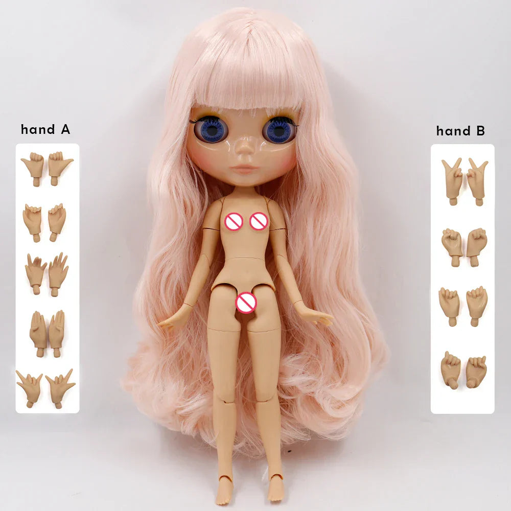 ICY DBS Blyth Doll 1/6 Joint Body DIY BJD toys Fashion Dolls girl gift Special Offer on sale with hand set A&B