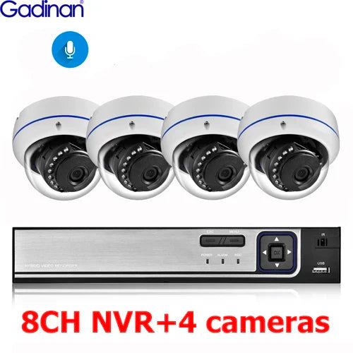 Gadinan HD 4K 8MP Poe Camera Security System