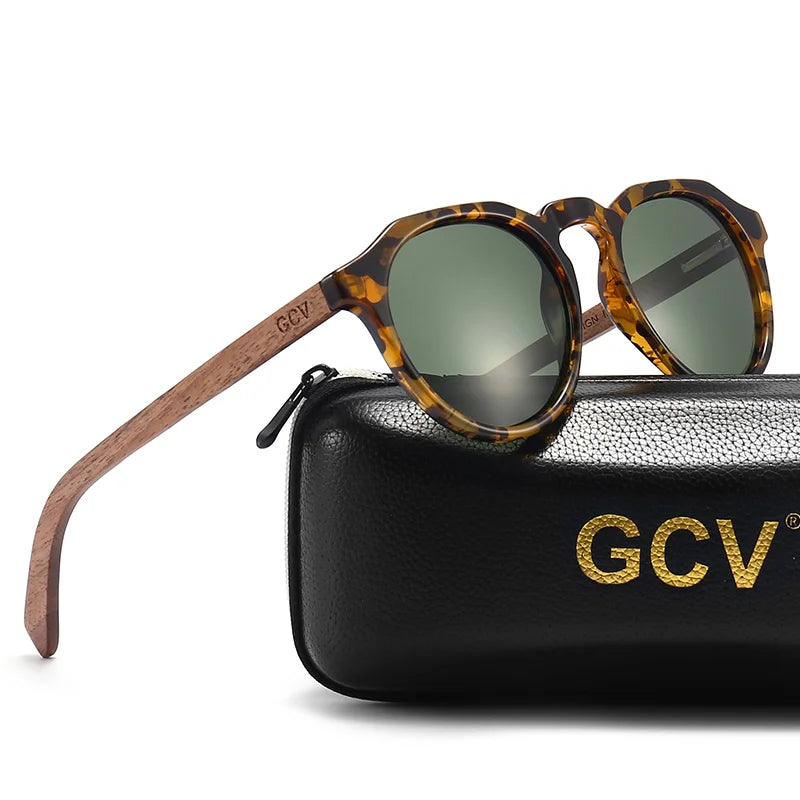 GCV Brand Advanced Walnut Wood Hawksbill Leopard Grain