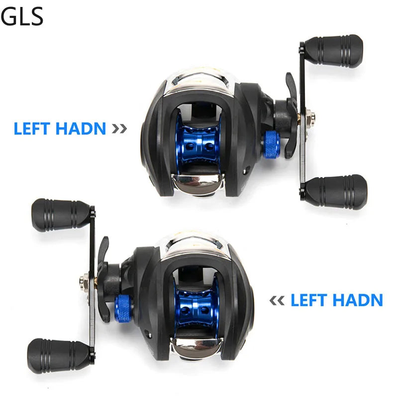 Left/Right Hand 8kg Max Drag Fishing Wheel 7.2:1