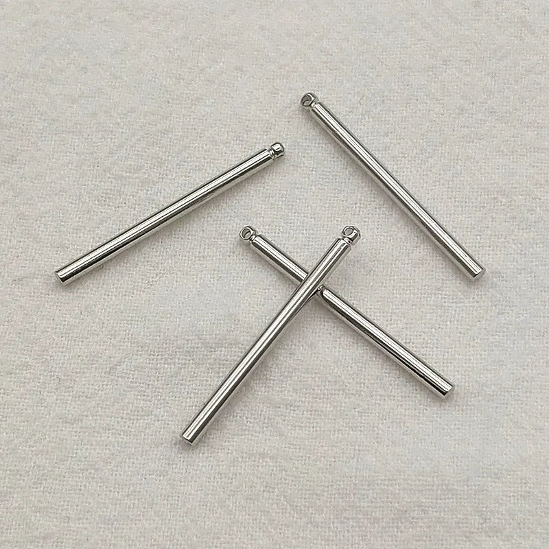 3060mm 100pcs Brass Pendants Cylinder Charm