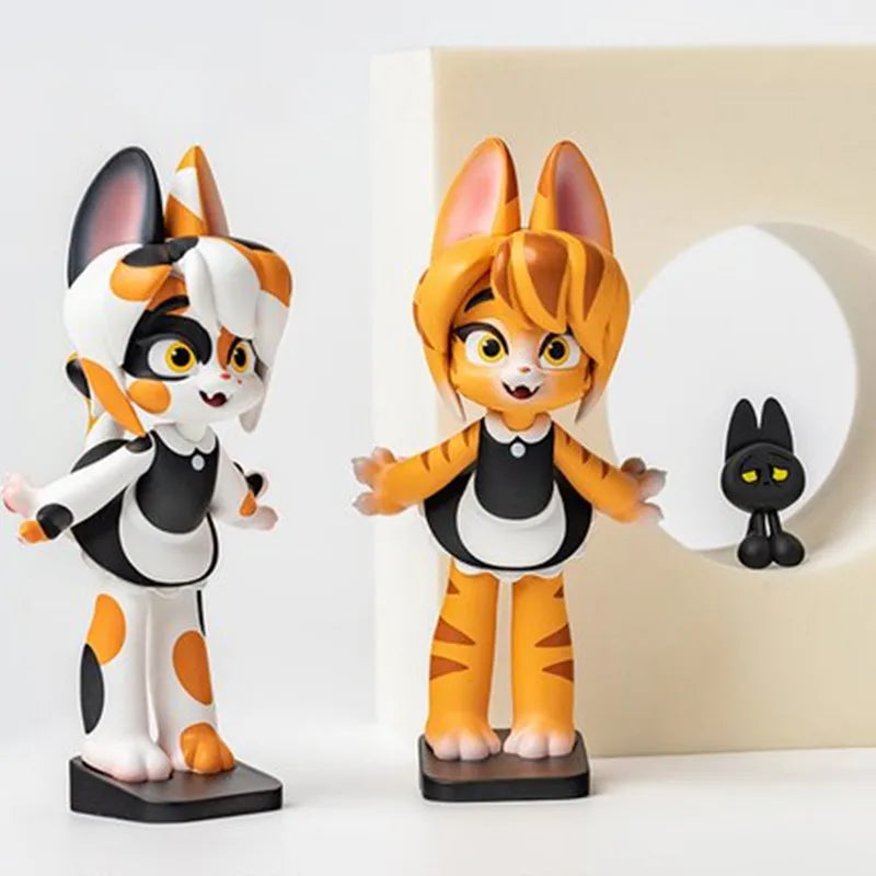 Blind Random Box Original Maidservant Cat Figures Toys