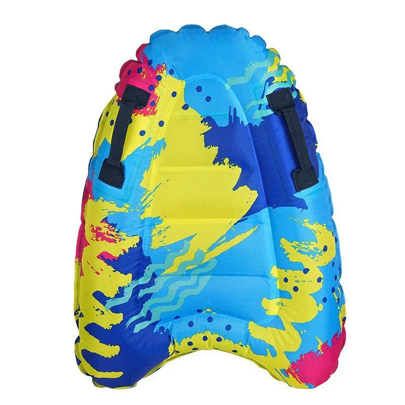 Inflatable Bodyboard Surfboard Ocean Printed Buoy Kickboard Adult