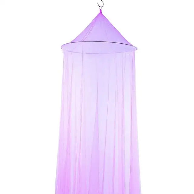 Romantic Pink Round Mosquito Lace Net For Baby