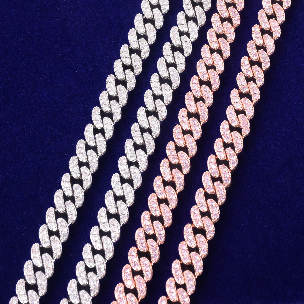 Bubble Letter Miami Cuban Link Chain for Men