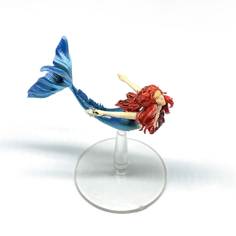 1.7Inch Fantasy Mermaid Figurine Action Figure Hand Painted