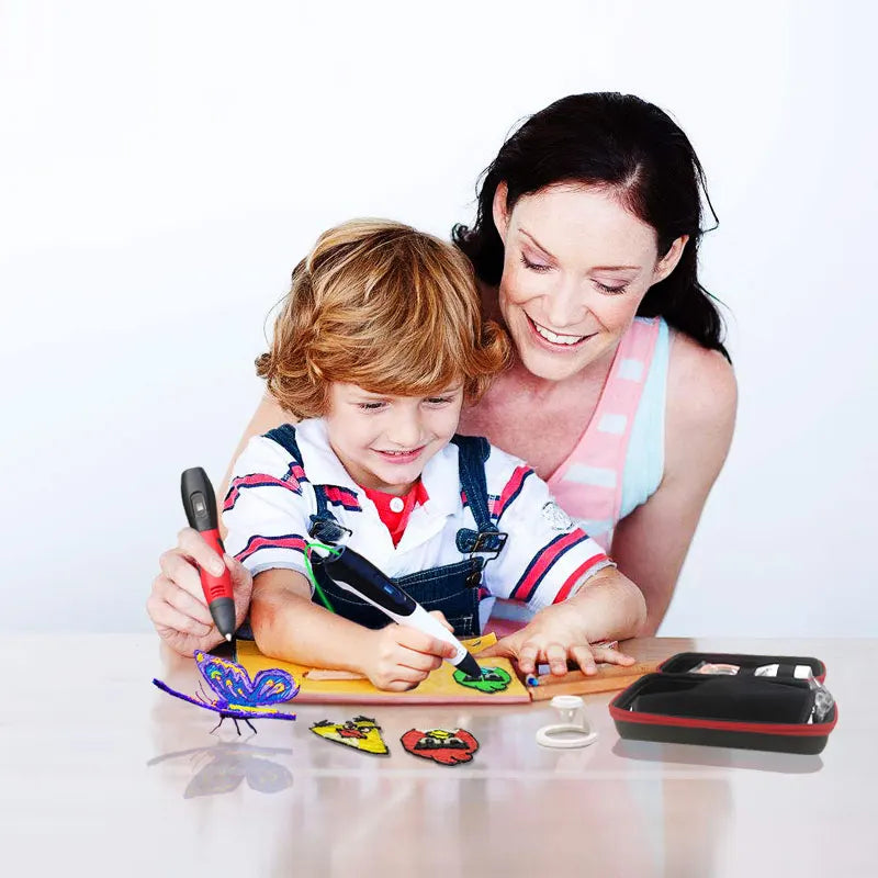 Creative 3D Printing Pen Set with ABS/PLA Filament
