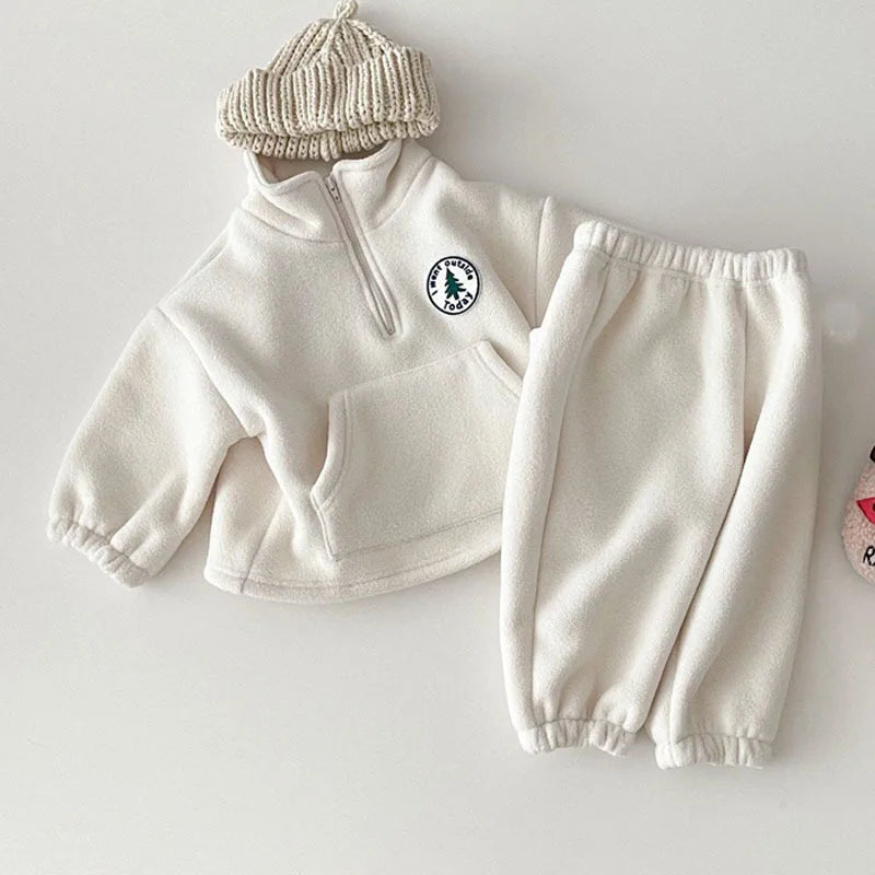 Baby Boys Clothing Sets Children Thicken Sweatshirt Kids