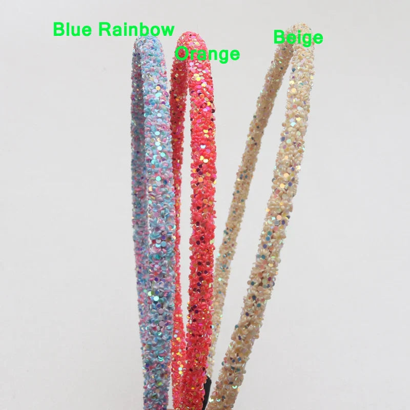 3 Piece New Girls Glitter Hair Accessories Kids