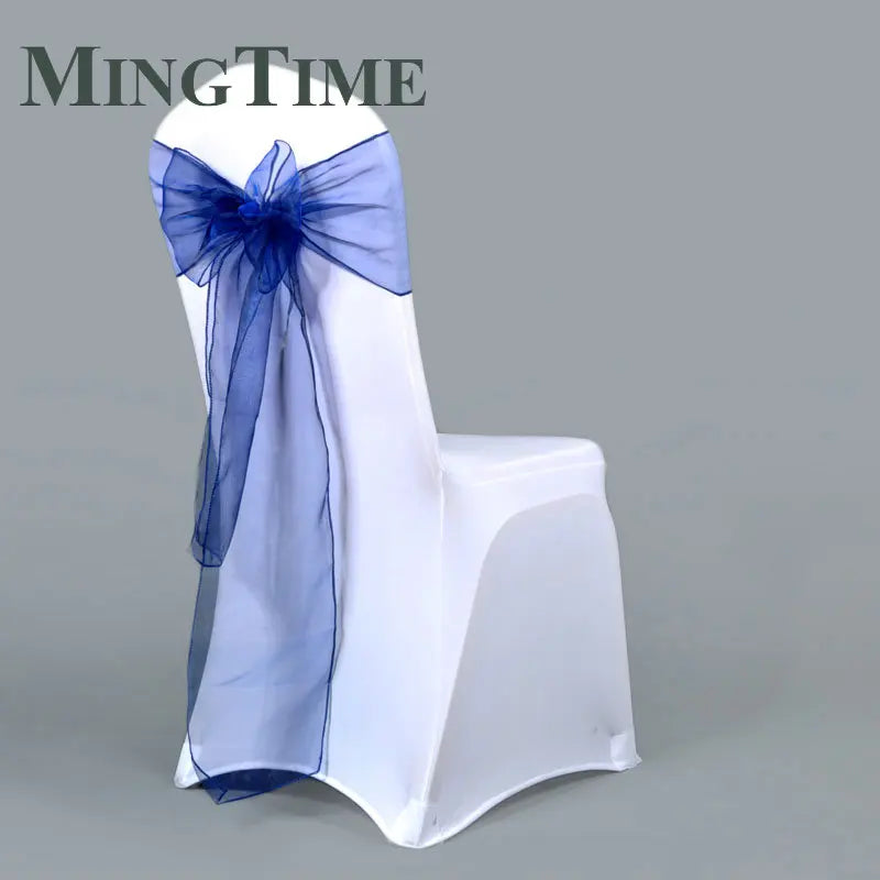 25pcs 275cm Sheer Organza Chair Sashes Band Ribbon