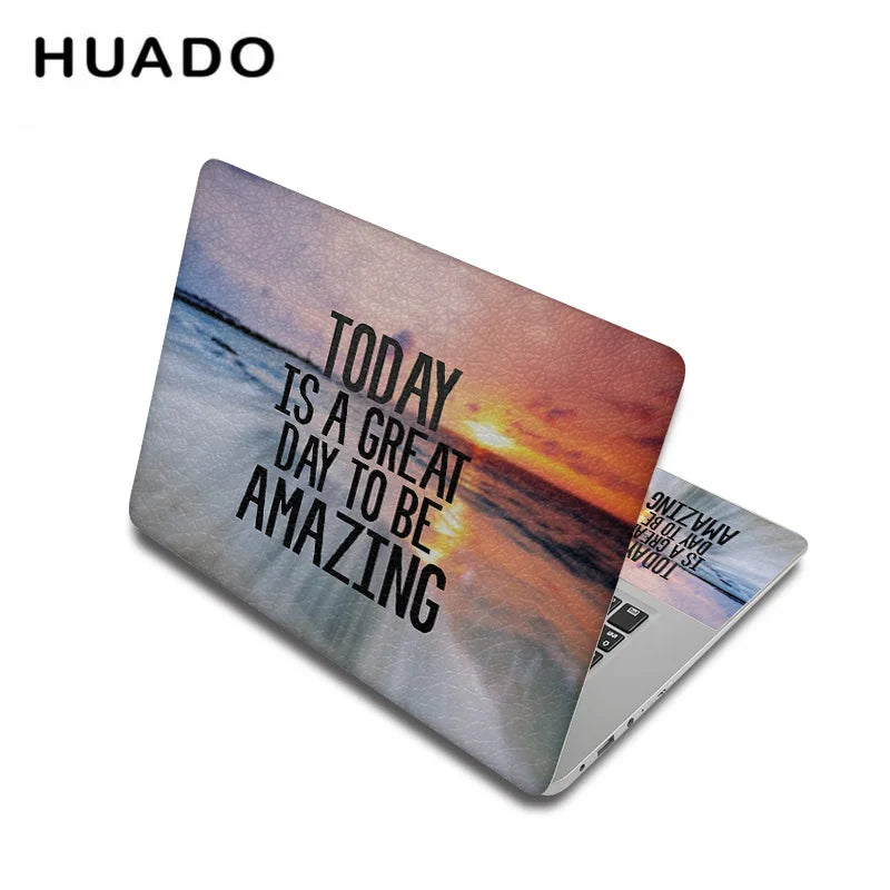 Motivational Words Laptop Skin Sticker 13.3" 15" 15.6"