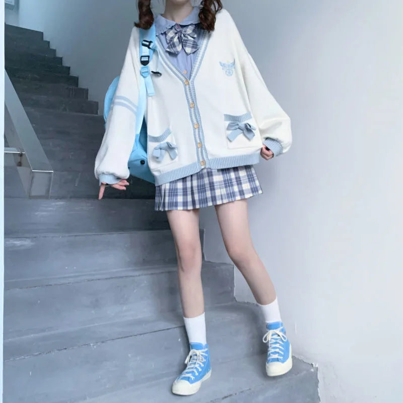 Japanese Girls Loli Vneck JK Uniforms Cute Sweet