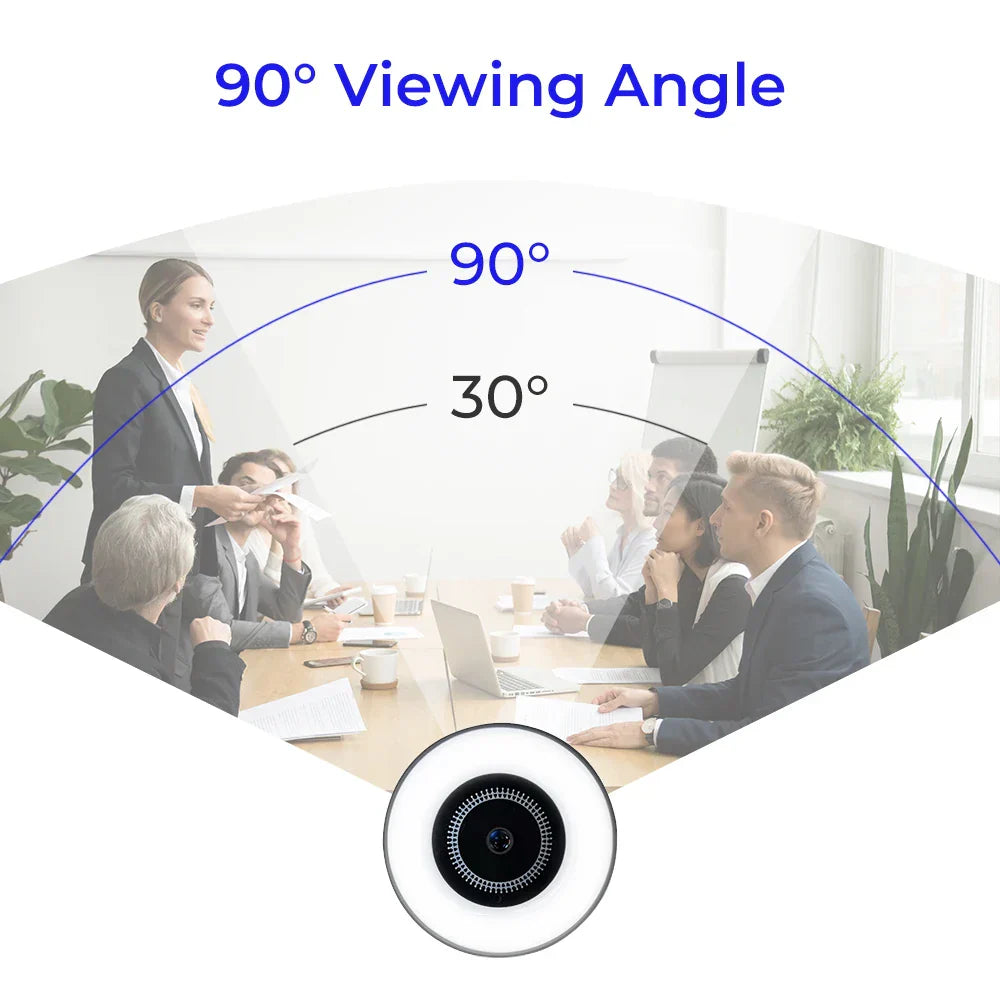 Webcam 1080P mini camera Fill Light Webcam with