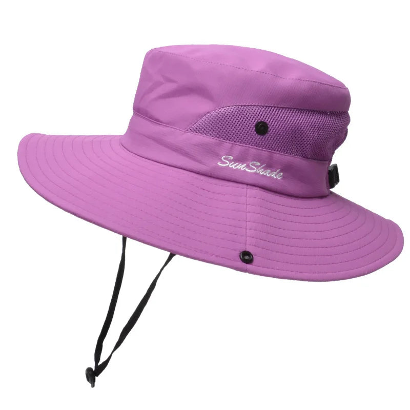 Parent-child Unisex Summer Foldable Sun Fisherman Hat Men