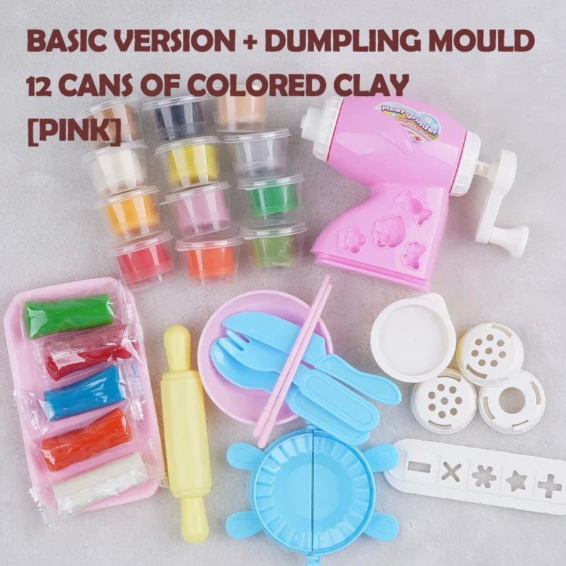 Make noodles and dumplings Mold Modeling Clay Kit