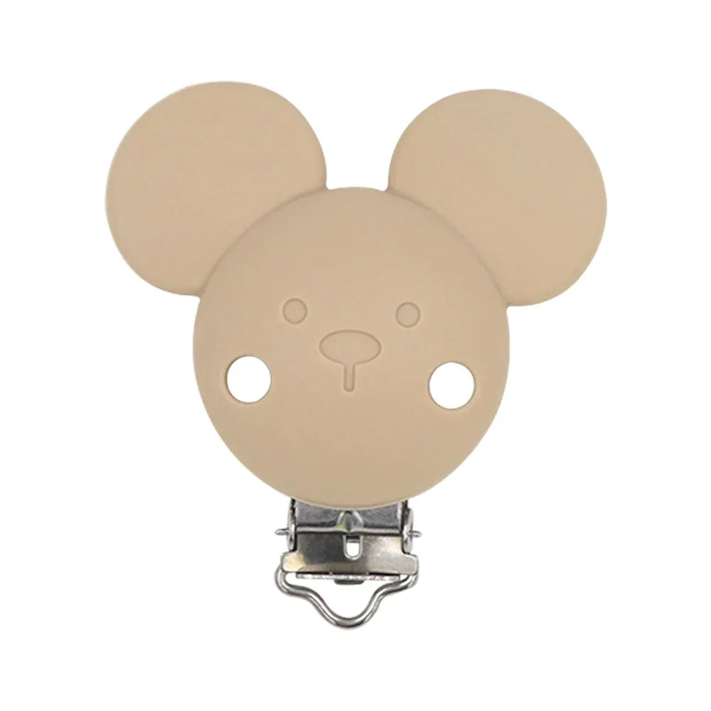 BOBO.BOX 10pc Silicone Beads Mikey Mouse Round Shape