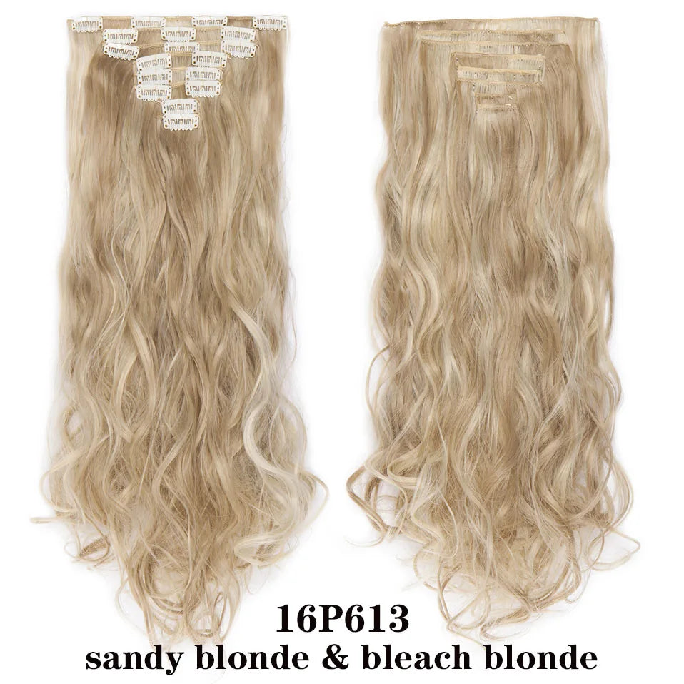 HAIRRO 24Inches 170g 36 Colors Long Straight Synthetic
