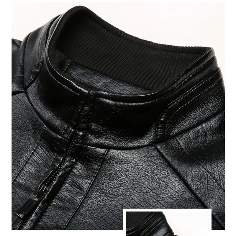 Men Leather Suit Jacket Men Slim Fit blazer