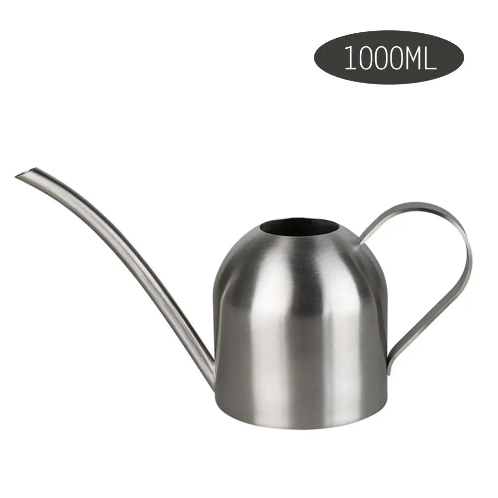 5001000ML Watering Pot Stainless Steel Long Mouth Green